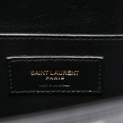 Saint Laurent Calfskin Medium Le 61 Shoulder Bag Navy 6 of 10