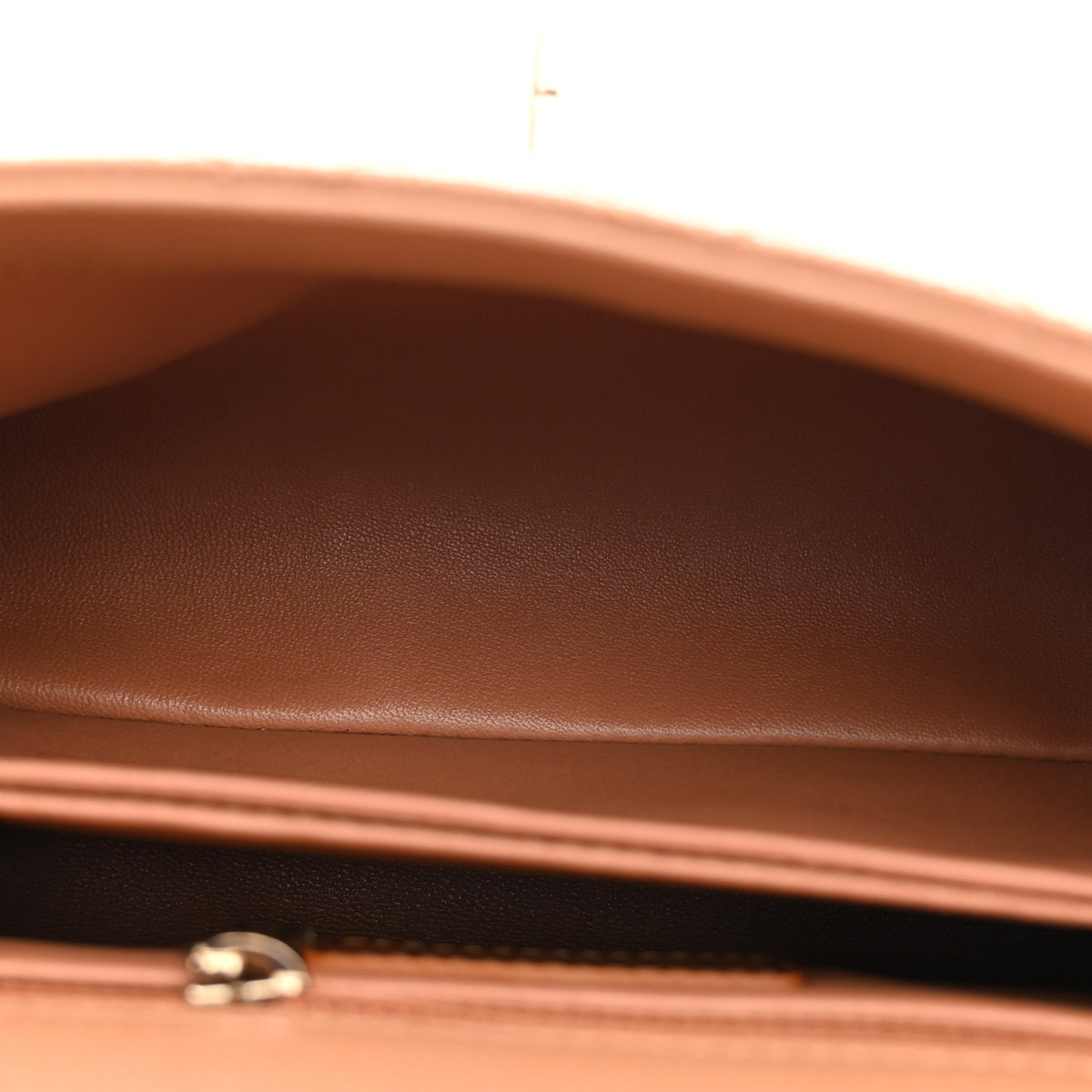 Caviar Quilted Mini Coco Handle Flap Beige