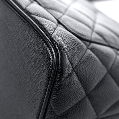 Chanel Caviar Quilted Medallion Tote Black 12 of 17