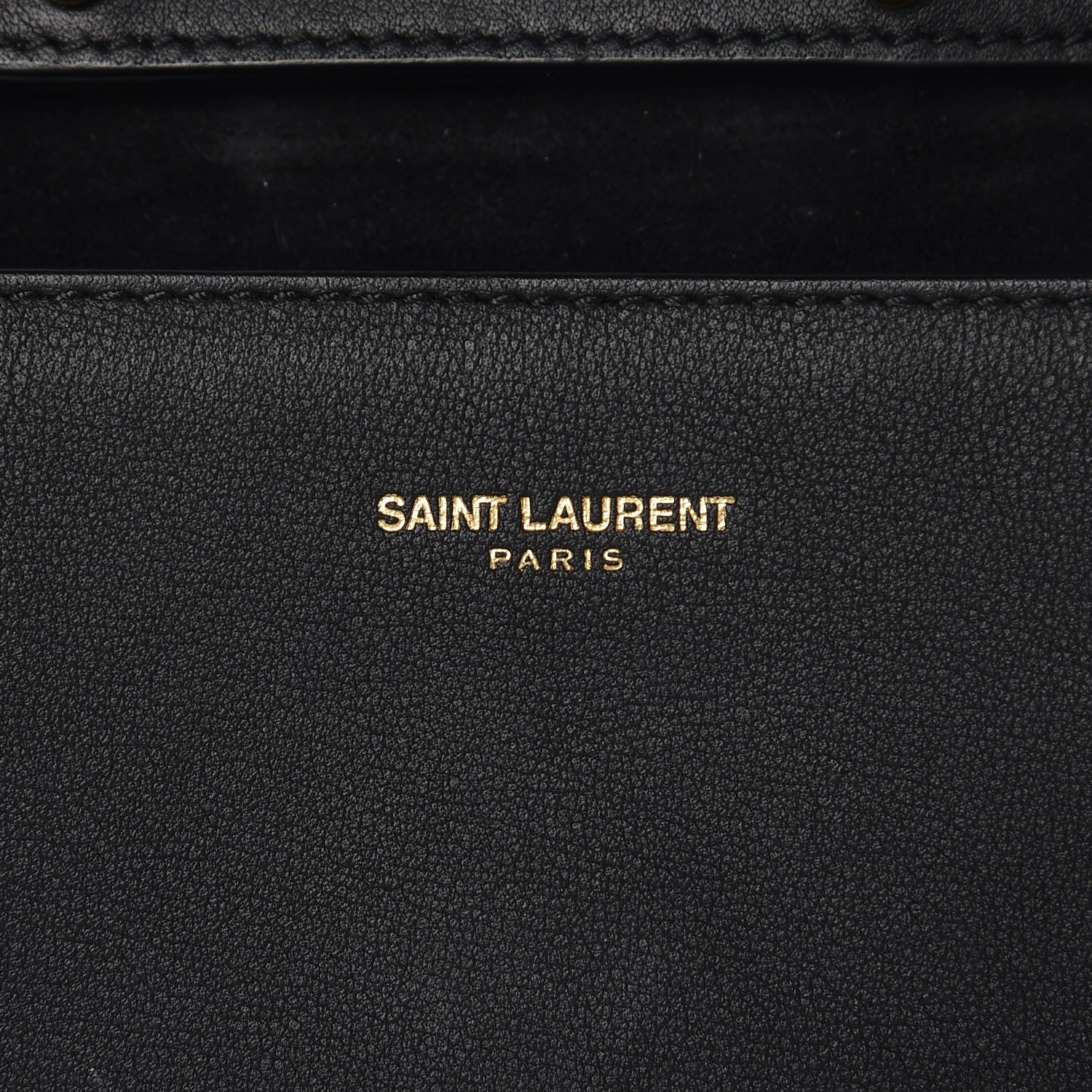 Saint Laurent Calfskin Small Classic Y Satchel Bag Black 6 of 7