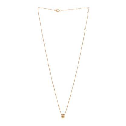 Chanel 18K Yellow Gold Coco Crush Round Pendant Necklace 3 of 5