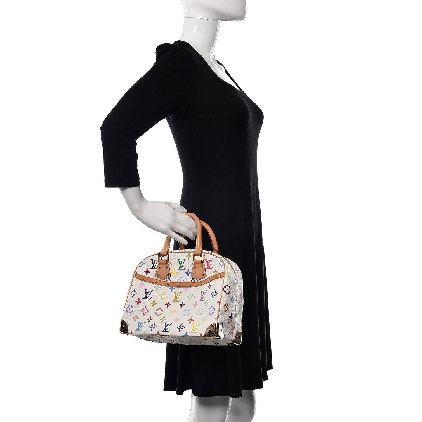 Monogram Multicolor Trouville White