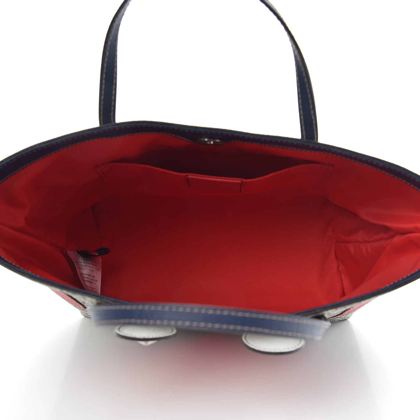 GG Supreme Monogram Childrens Crab Tote Navy