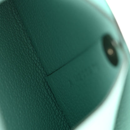 Hermes Chevre Mysore Bastia Coin Purse Aqua 5 of 8