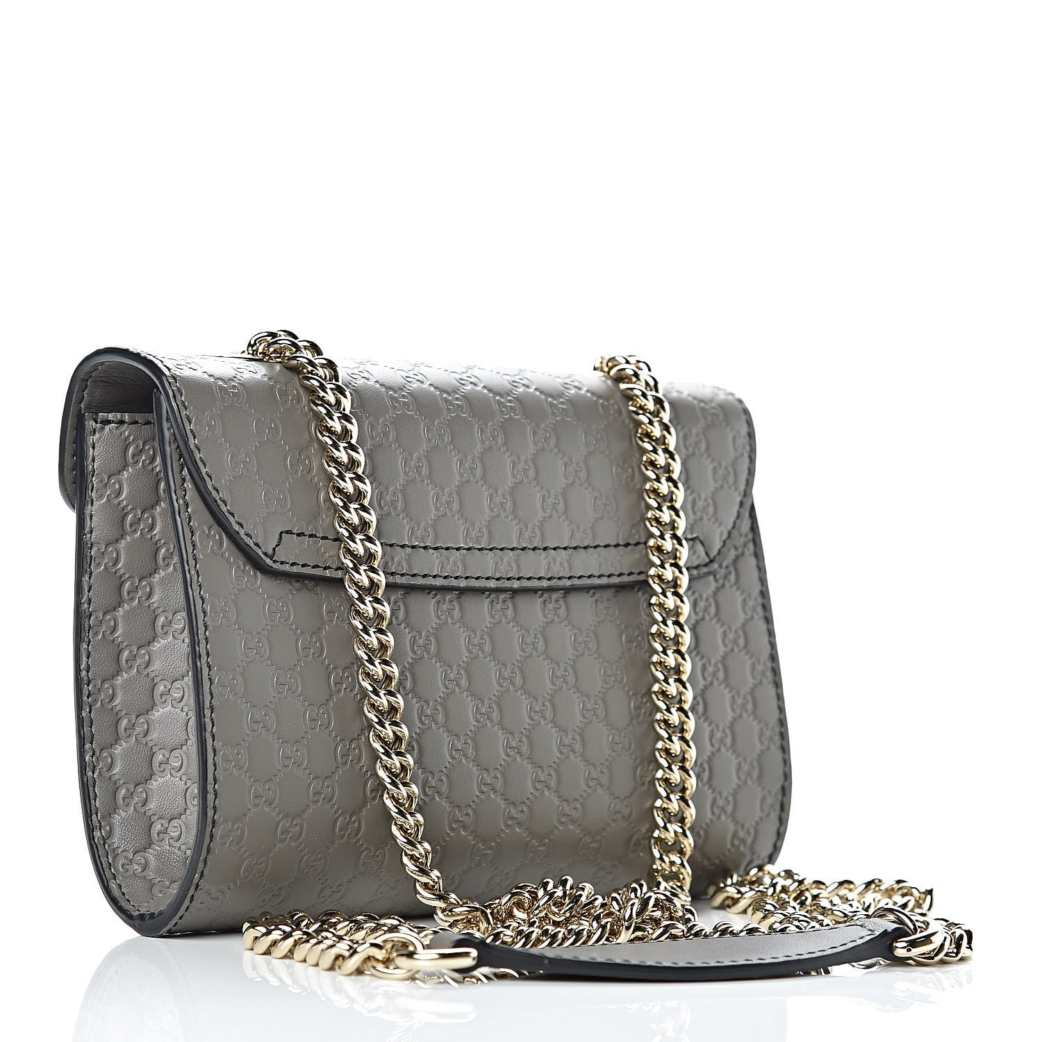Gucci Soft Microguccissima Mini Emily Chain Shoulder Bag Loess 3 of 10