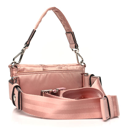 Fendi X PORTER Nylon Cuoio Roma Mini Phone Baguette Belt Bag Baby Pink 3 of 10