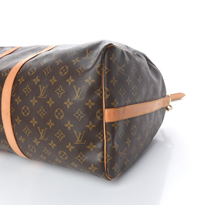 Louis Vuitton Monogram Keepall Bandouliere 55 10 of 15