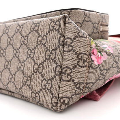 Gucci GG Supreme Monogram Blooms Small Single Buckle Backpack Beige Multicolor Dry Rose 11 of 15