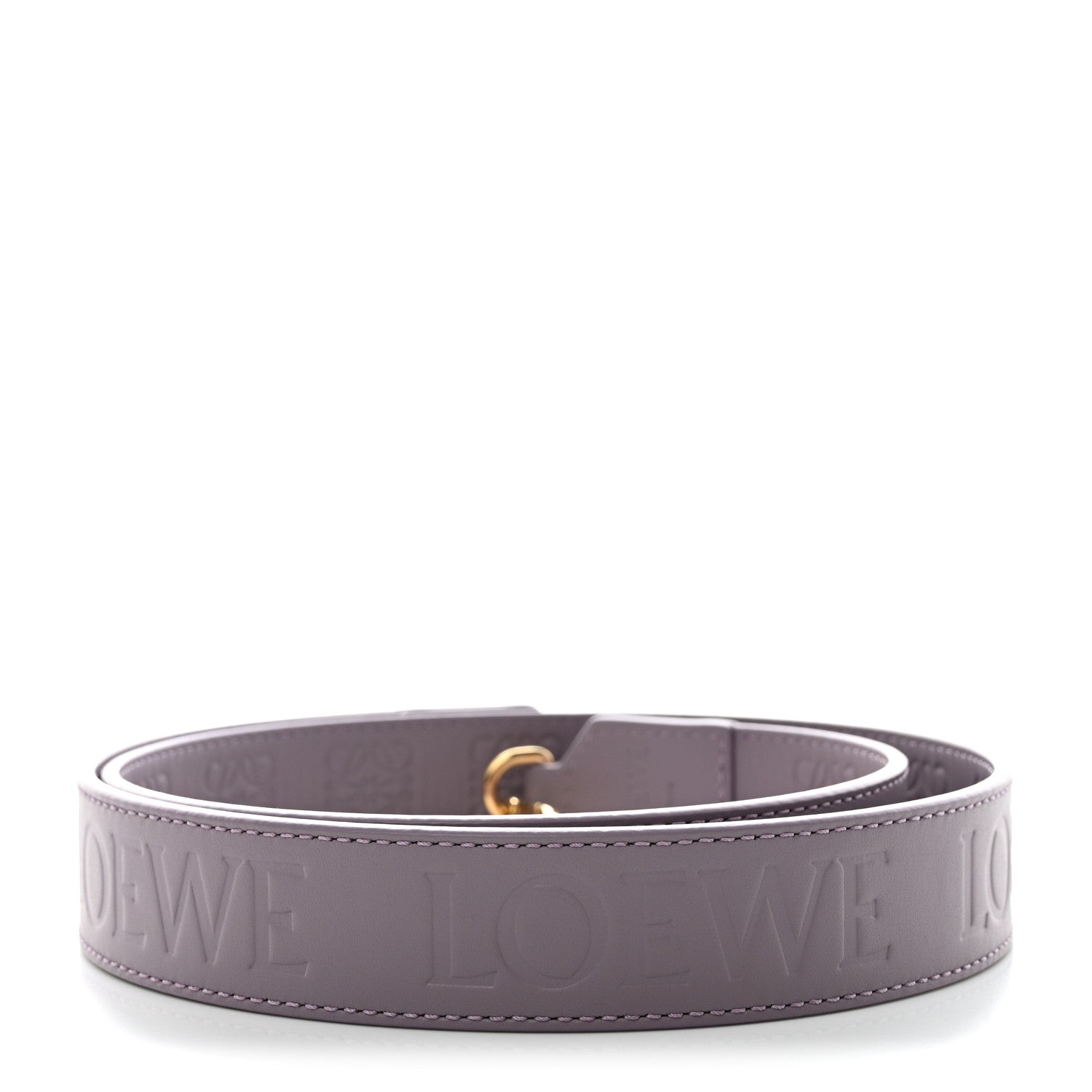 Loewe Satin Calfskin Embossed Anagram Strap Pale Aubergine Glaze 2 of 5