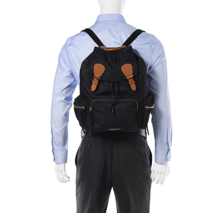 Burberry Nylon Large Rucksack Backpack Black 2 of 14