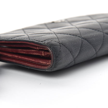Chanel Caviar Quilted Yen Wallet Black 18 of 20