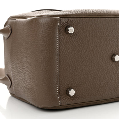 Hermes Taurillon Clemence Lindy 26 Etoupe 9 of 12