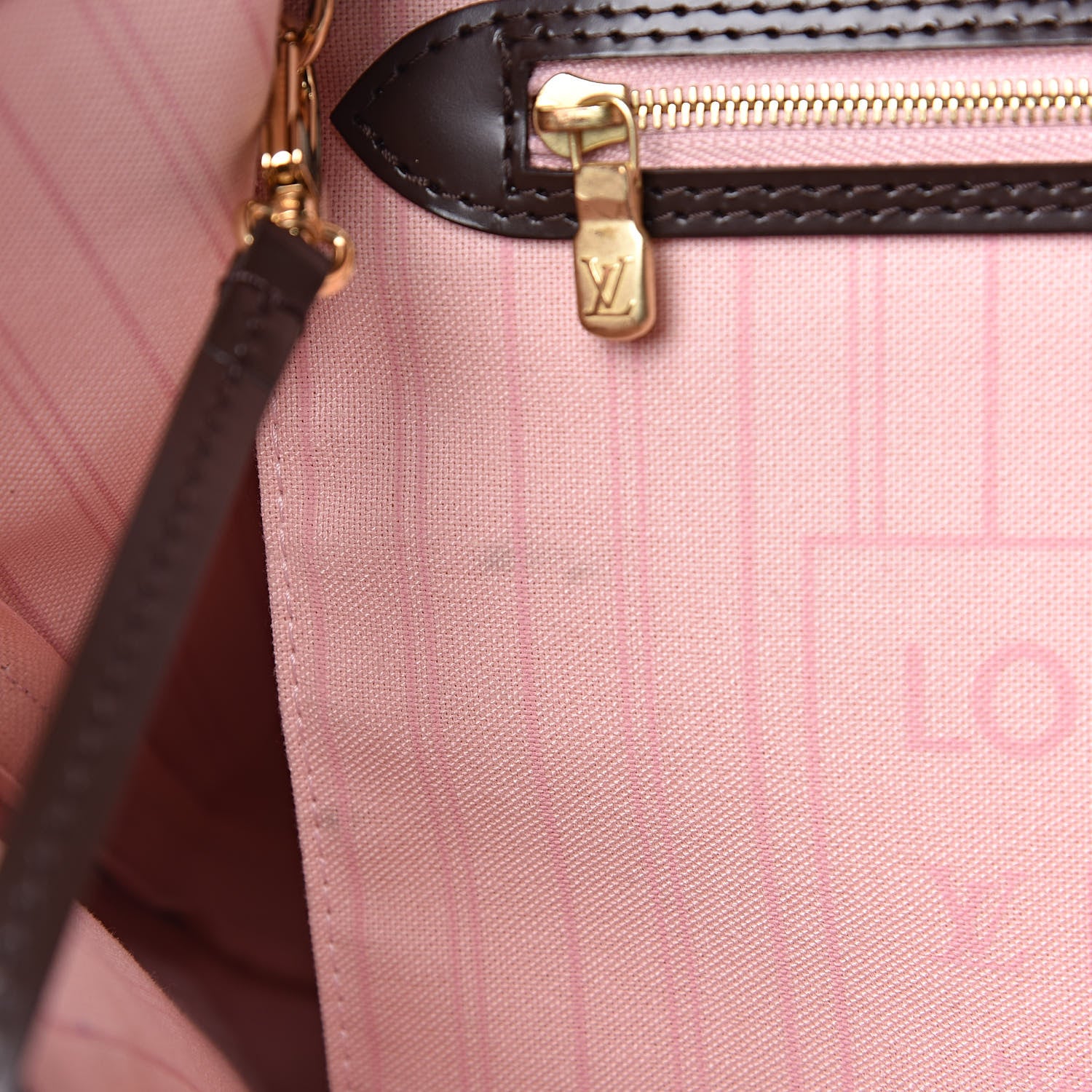 Louis Vuitton Damier Ebene Neo Neverfull MM Rose Ballerine 13 of 13