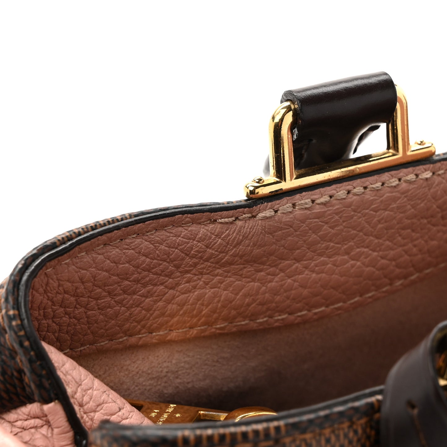 Damier Ebene Cuir Taurillon Brittany Magnolia