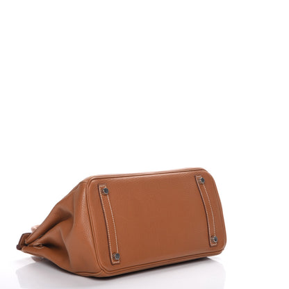 Hermes Togo Birkin 30 Gold 4 of 33