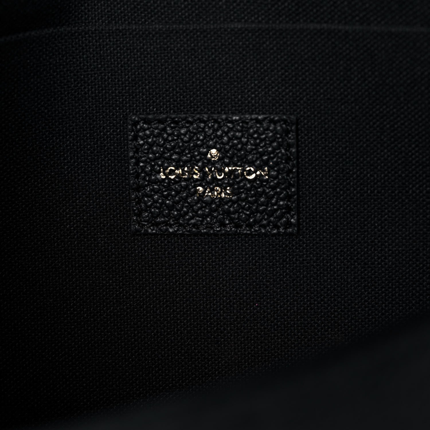 Louis Vuitton Empreinte Pochette Felicie Chain Wallet Black 6 of 12