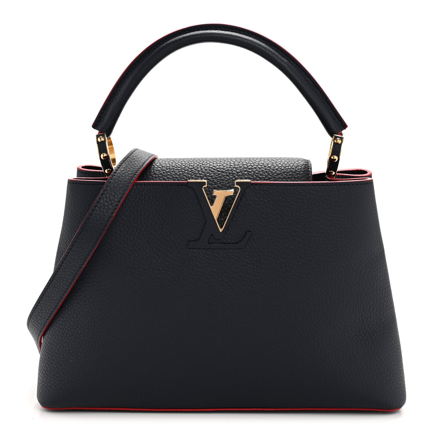 Louis Vuitton Taurillon Capucines PM Marine Rouge 1 of 11