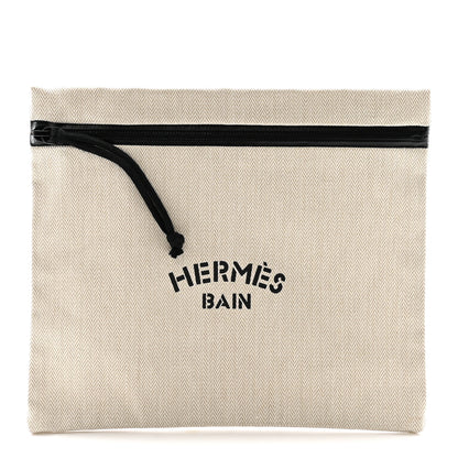 Hermes Toile Bain Case Black 1 of 5