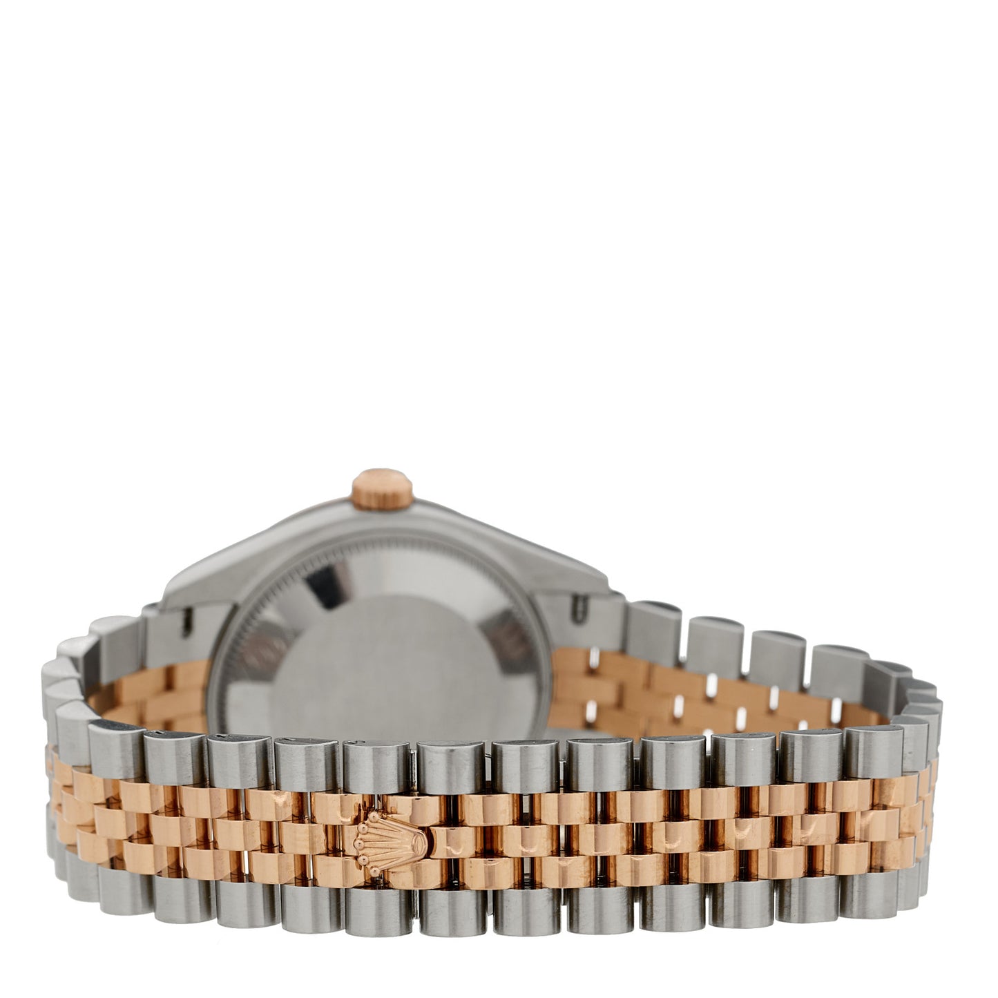 Stainless Steel 18K Everose Gold Diamond 31mm Oyster Perpetual Datejust Watch Sundust 278271