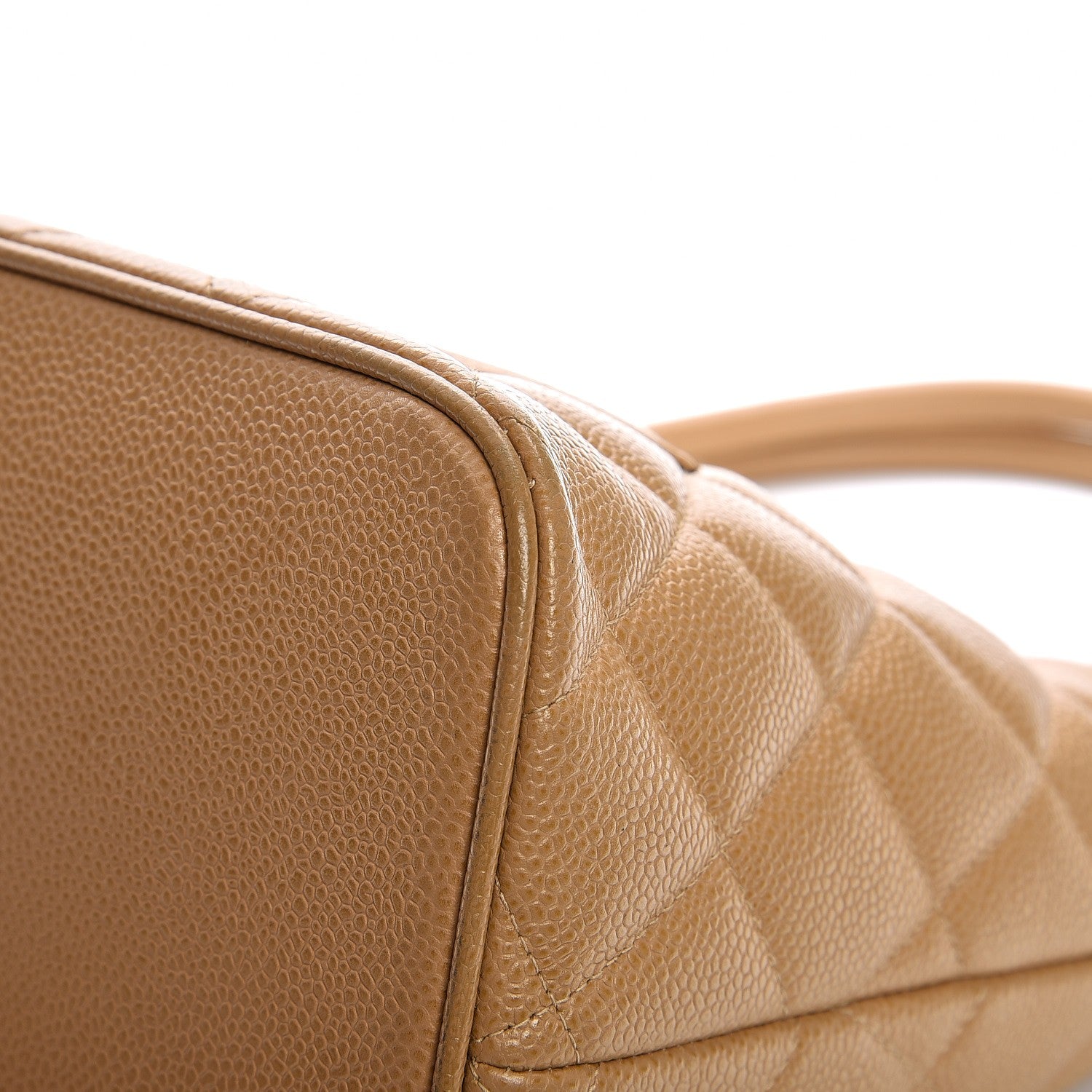 Chanel Caviar Quilted Medallion Tote Beige 9 of 14