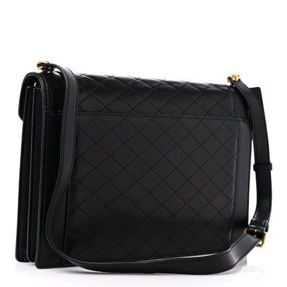 Saint Laurent Lambskin Quilted Mini Gaby Satchel Black 3 of 14