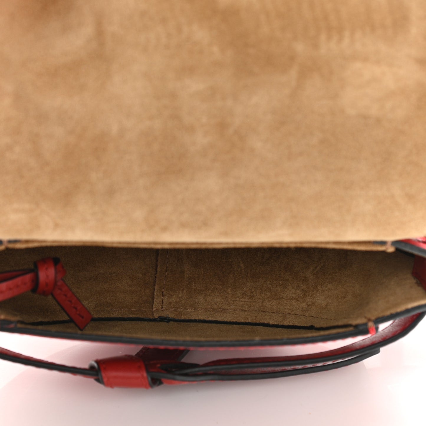 Grained Calfskin Mini Gate Crossbody Bag Scarlet Burnt Red