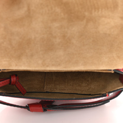 Loewe Grained Calfskin Mini Gate Crossbody Bag Scarlet Burnt Red 5 of 9