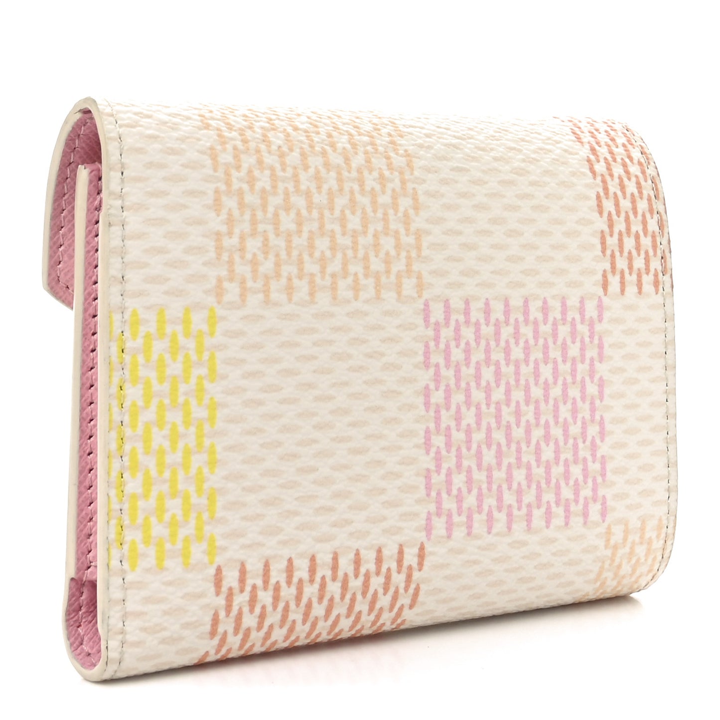 Giant Damier Victorine Wallet Peach Pink