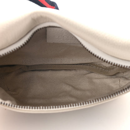 Gucci Grained Calfskin Small Logo Belt Bag White 7 of 9