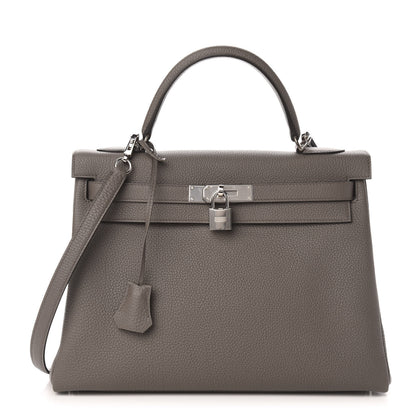 Hermes Togo Kelly Retourne 32 Etain 1 of 13