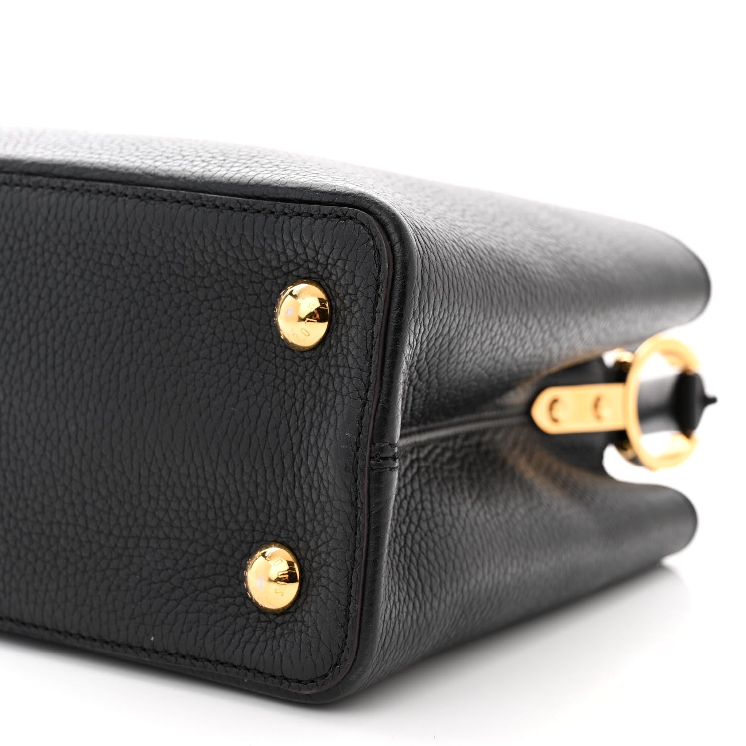 Louis Vuitton Taurillon Capucines PM Black 9 of 11