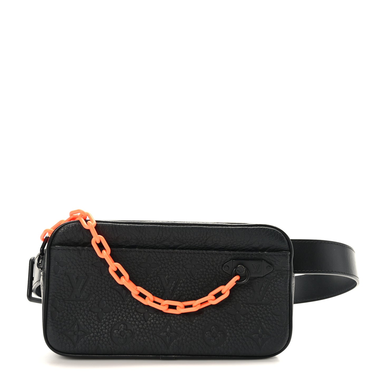 Taurillon Monogram Uniformes Solar Ray Soft Pochette Volga Belt Bag Black