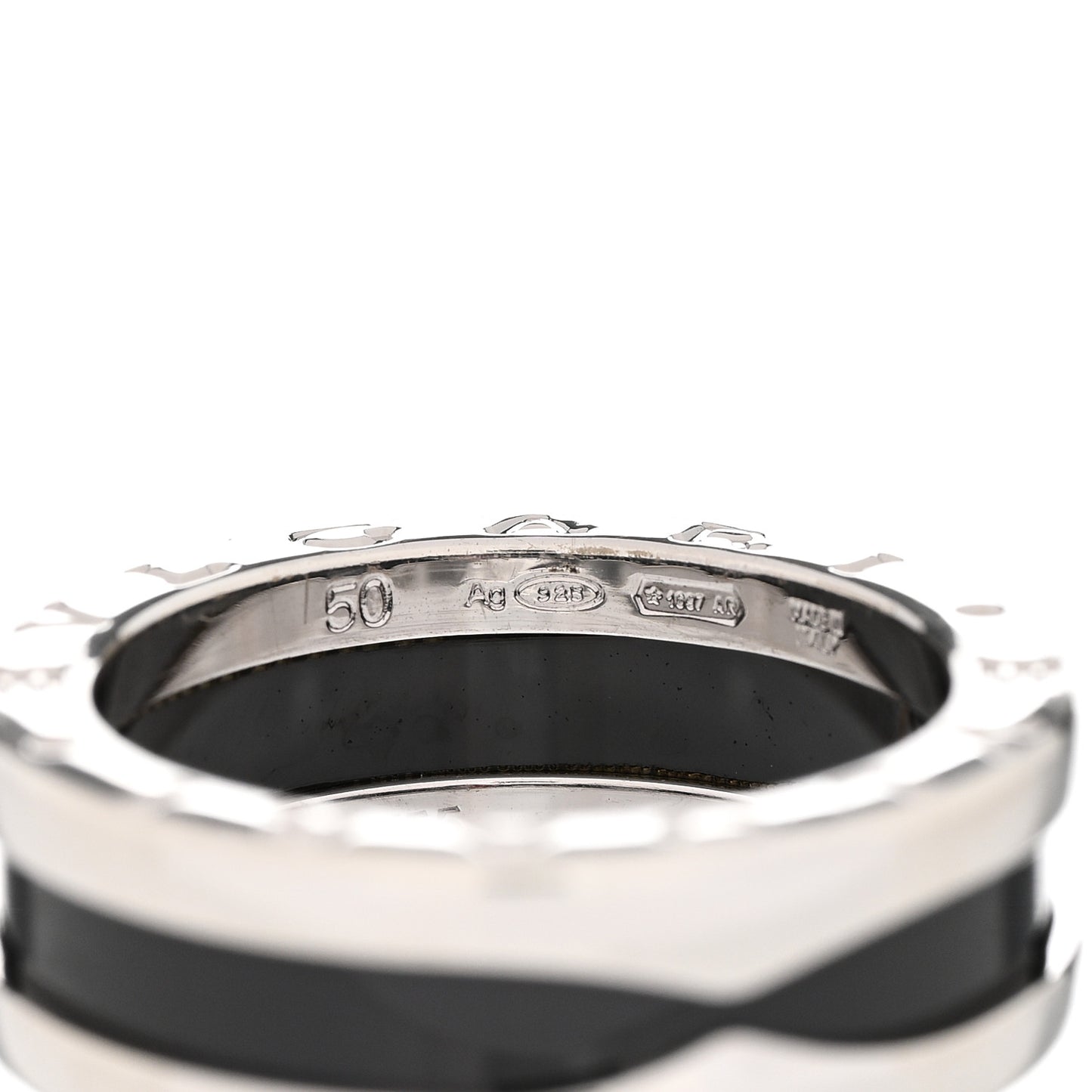 Sterling Silver Ceramic Save The Children One-Band Ring 50 5.25