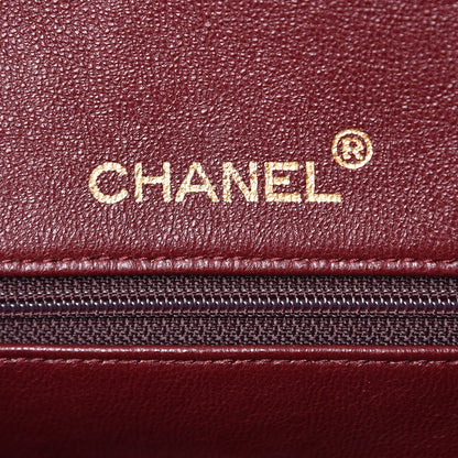 Chanel Lambskin Quilted Medium Double Flap Black 6 of 8