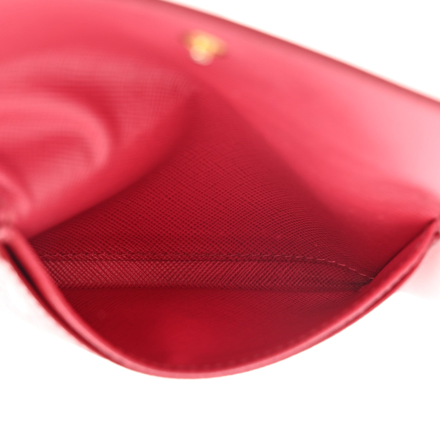 Prada Saffiano Card Holder Peonia 6 of 8