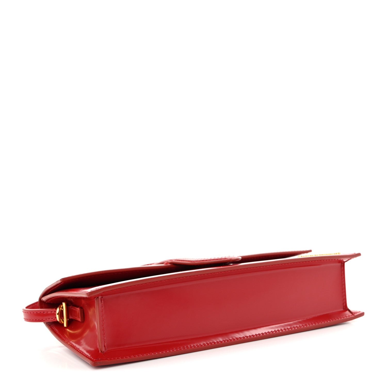 Jacquemus Glazed Calfskin Le Bambino Long Red 4 of 11