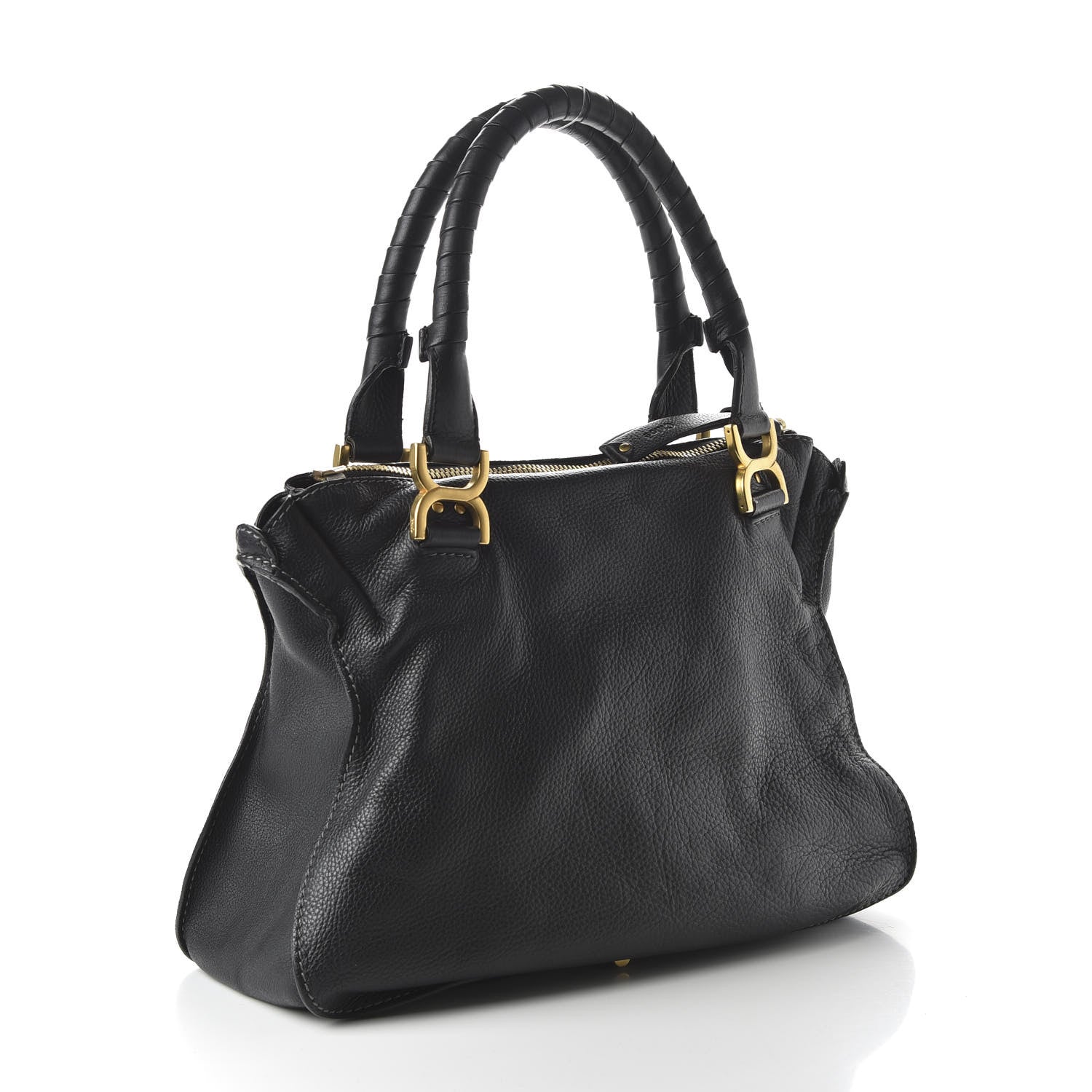 Chloe Calfskin Medium Marcie Satchel Black 5 of 17