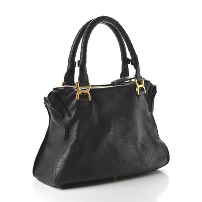 Chloe Calfskin Medium Marcie Satchel Black 5 of 17