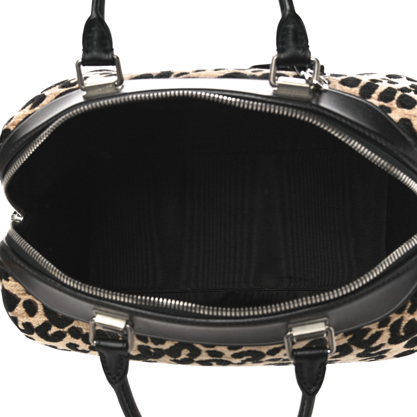 Jacquard Velvet Leopard Print Stephen Sprouse Speedy
