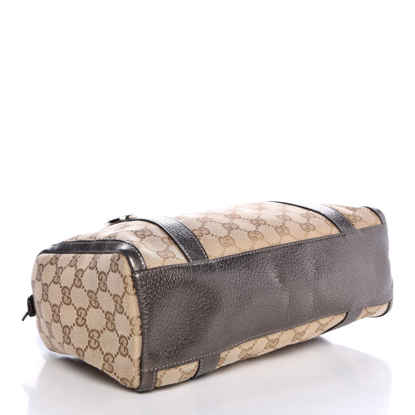 Monogram Small Abbey Boston Metallic Brown