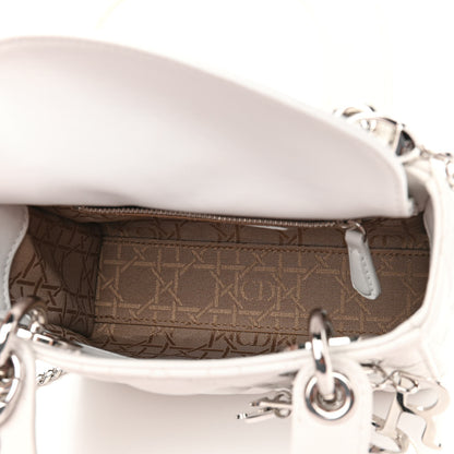 Christian Dior Lambskin Cannage Mini Lady Dior White 5 of 14