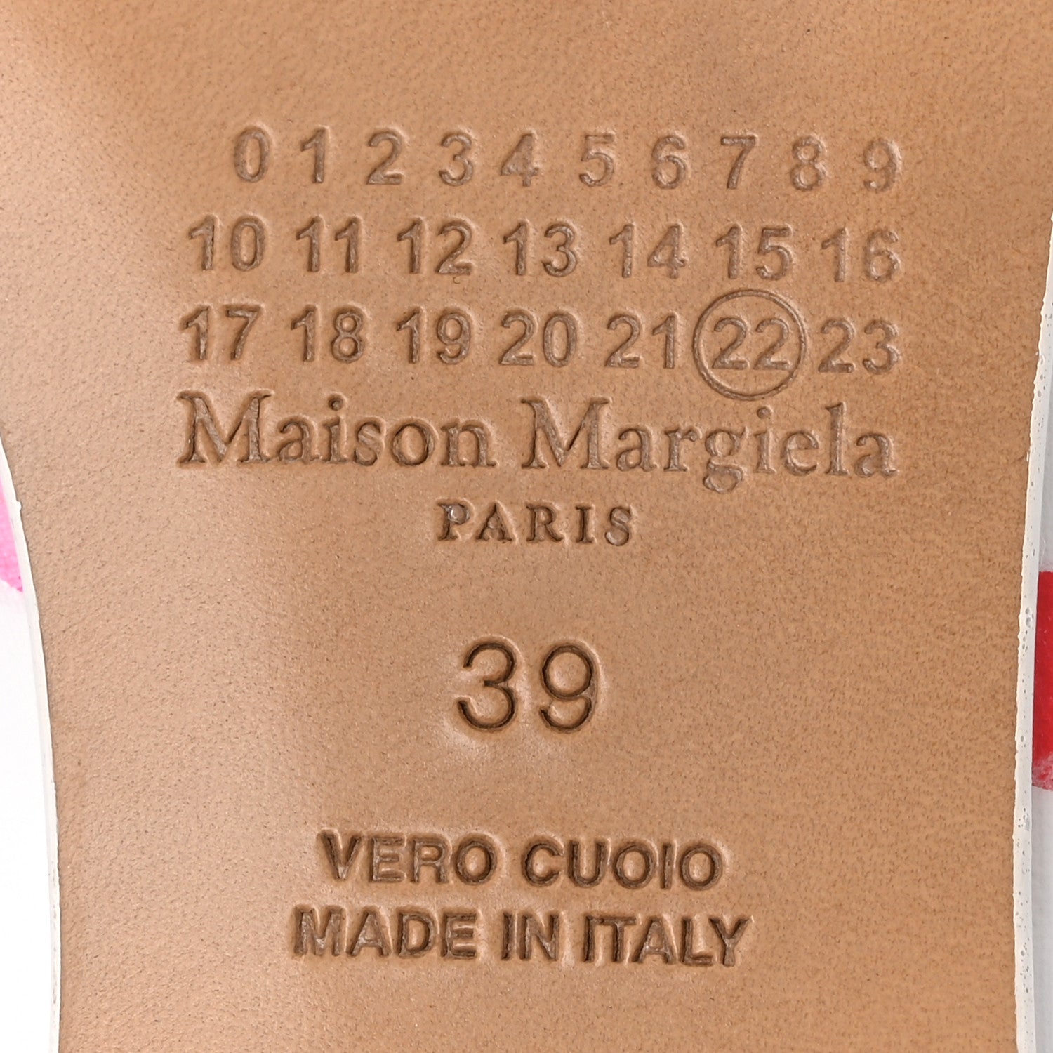 Maison Margiela Coated Canvas Confetti Printed New Ballerina Flats 39 White Multicolor 7 of 9