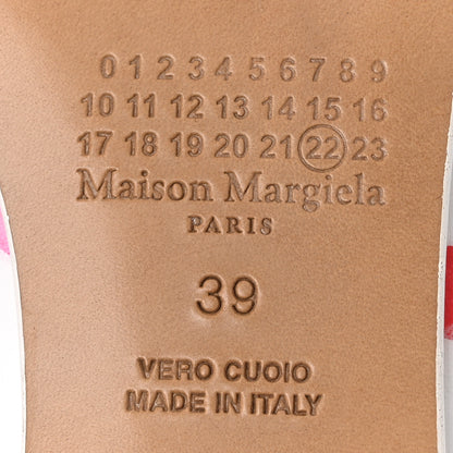 Maison Margiela Coated Canvas Confetti Printed New Ballerina Flats 39 White Multicolor 7 of 9