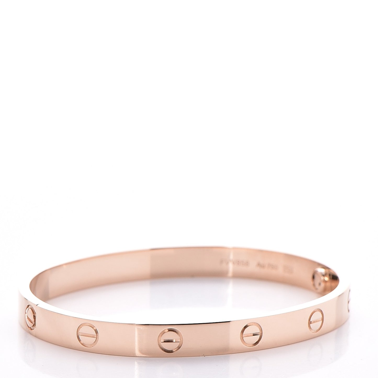 18K Pink Gold LOVE Bracelet 17