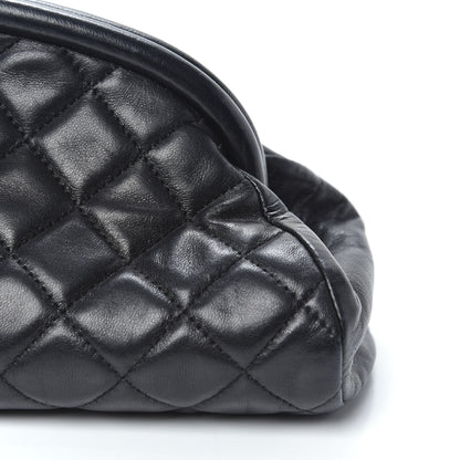 Chanel Lambskin Quilted Timeless Clutch Black 9 of 12