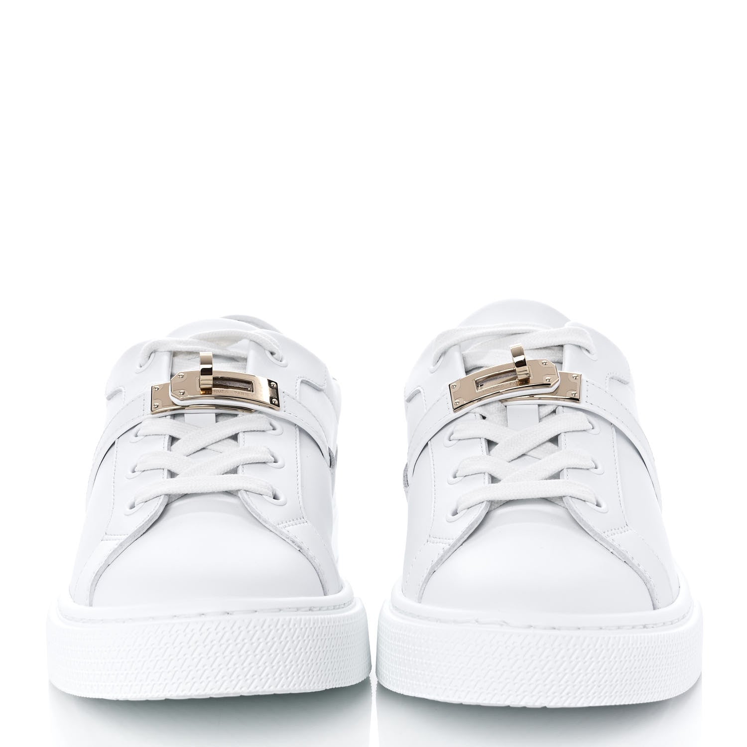 Hermes Calfskin Day Sneakers 38 White 2 of 9