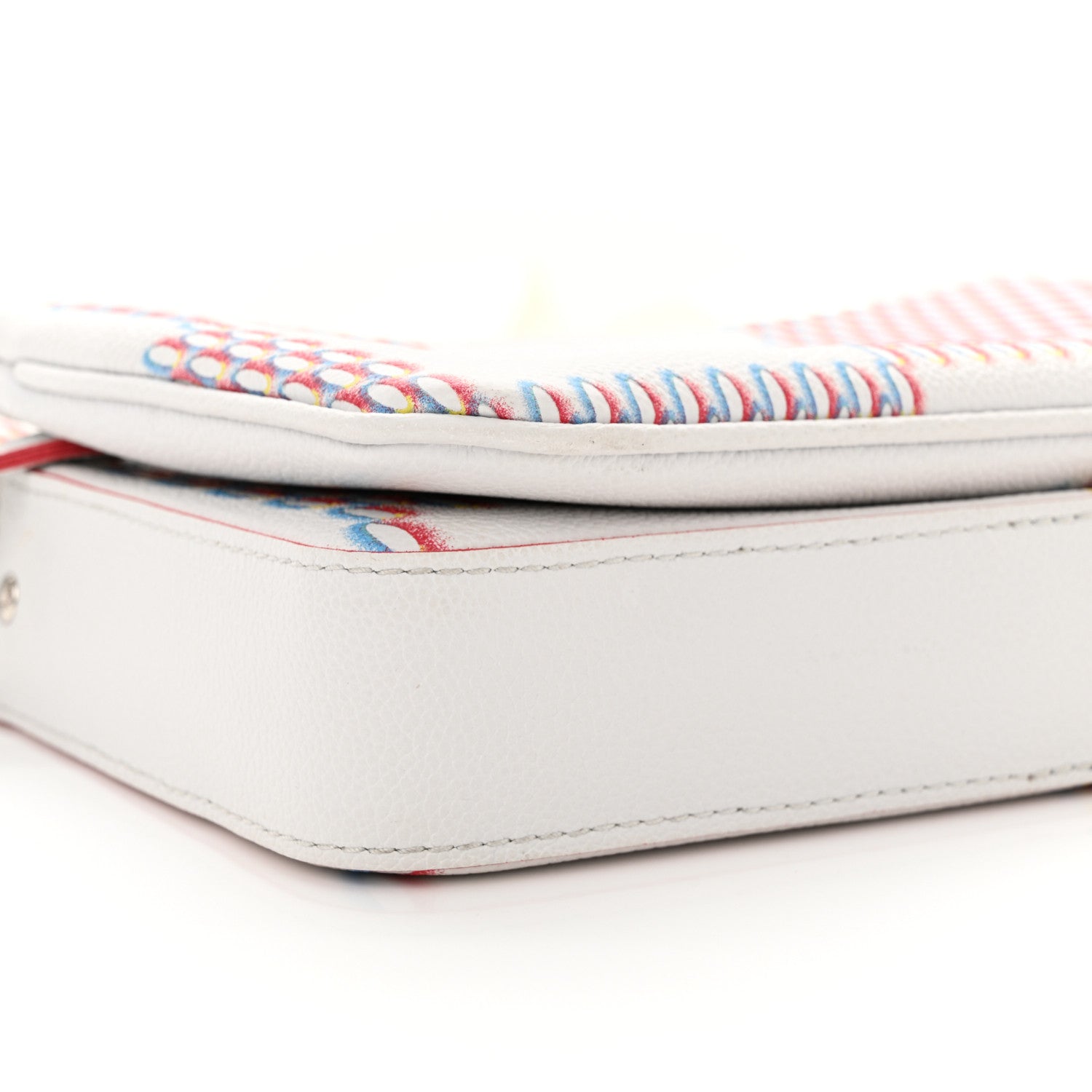 Louis Vuitton Cowhide Damier Spray Trio Messenger Bag White 8 of 10