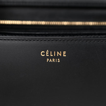 Celine Box Calfskin Medium Classic Box Flap Bag Black 6 of 12