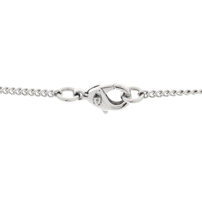 Chanel Baguette Crystal Large CC Necklace Silver Black 4 of 5