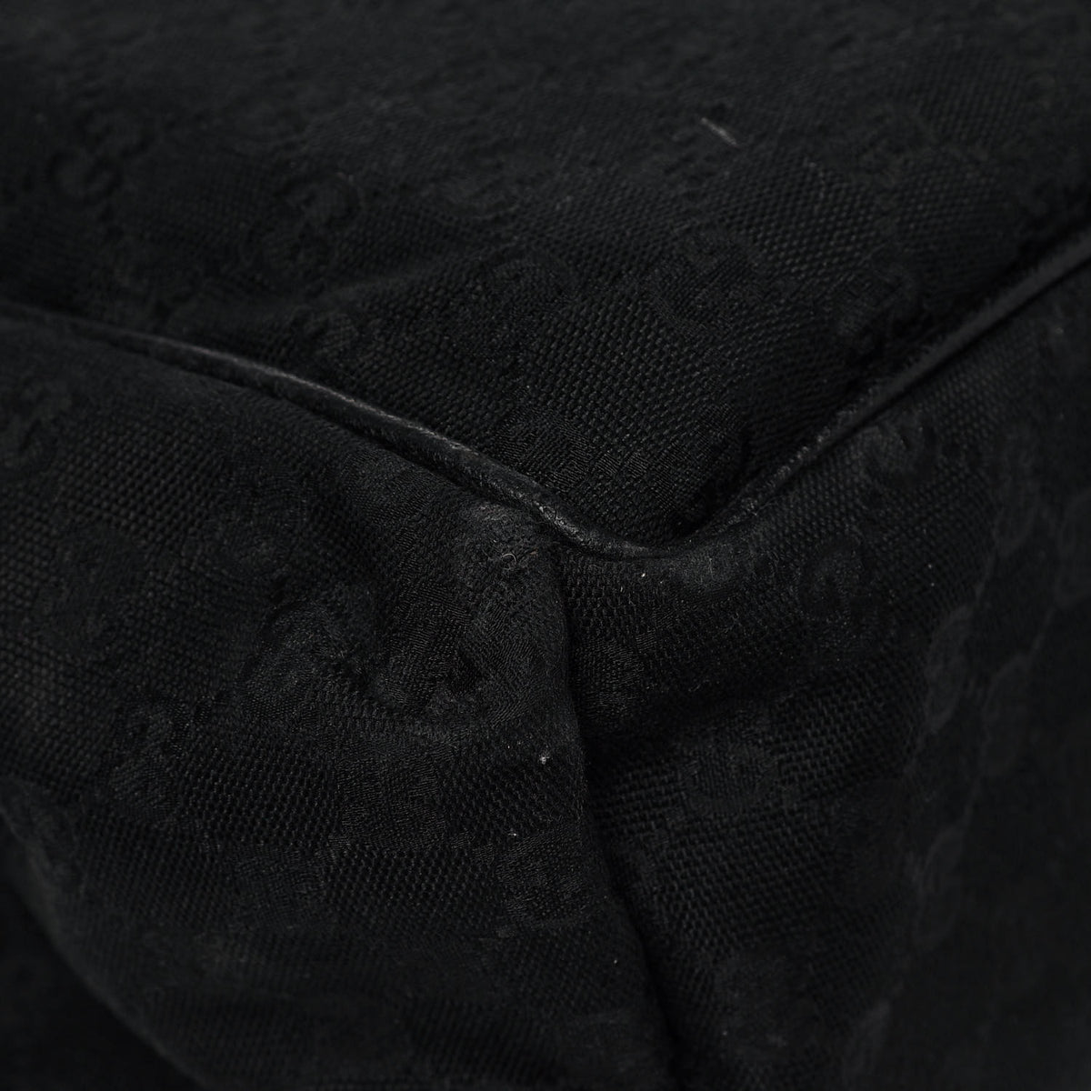 Monogram Large Diaper Bag Black